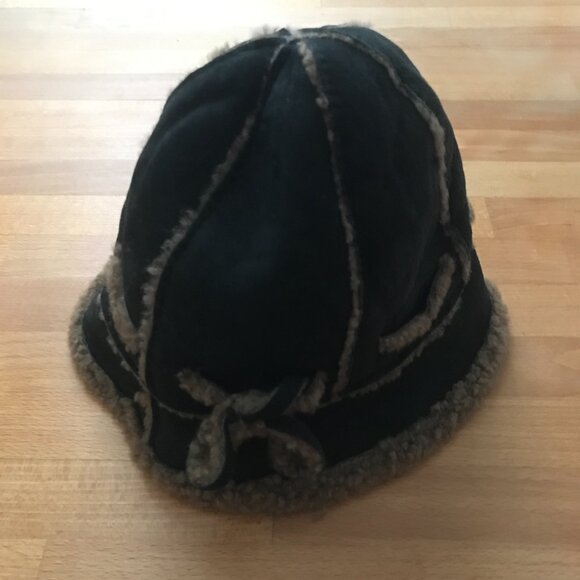 Henri Bendel Sherpa Lamb Fur Bucket Hat main image 6